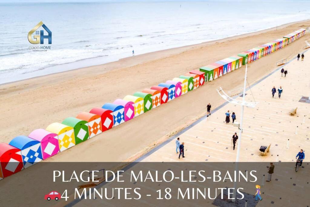 *L'Ecrin De Ronsard*Plage & Centre-Ville Dunkirk Esterno foto